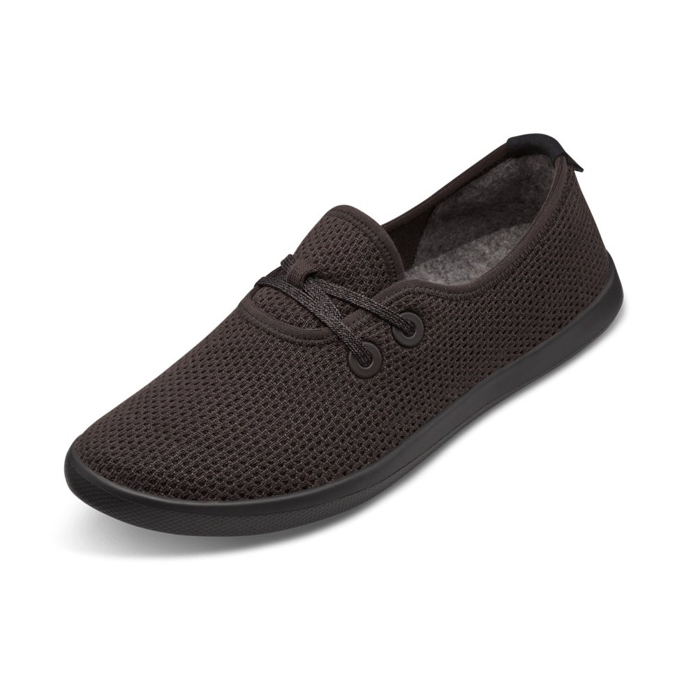 Allbirds Men's Boat Shoes Dark Grey - Tree Skippers - 14962ZGRB